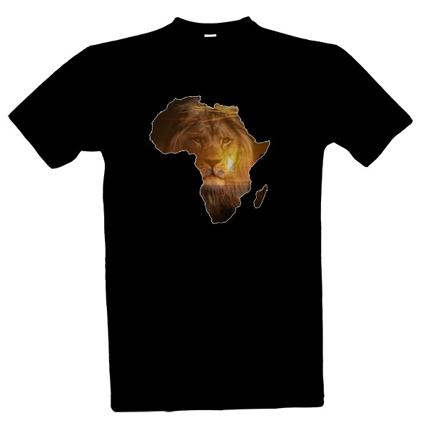 Tričko s potiskem Král Afriky