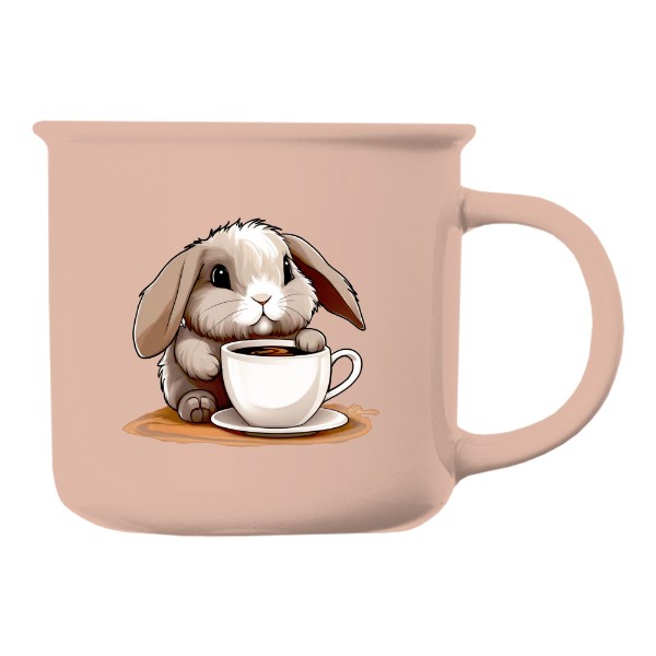 Králíček s kávou