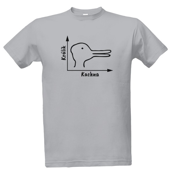 Tričko s potiskem Králík x kachna