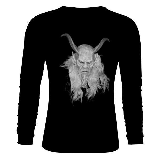 Tričko s potlačou Krampus dlouhý rukáv