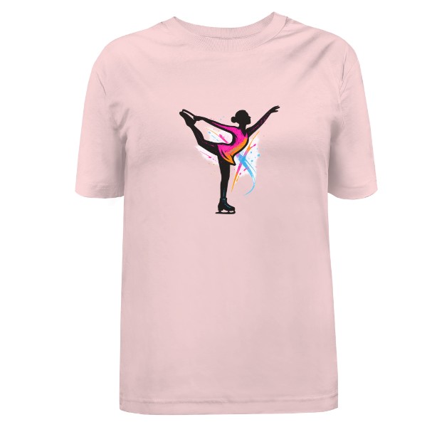 Tričko s potiskem Krasobruslařka ve váze