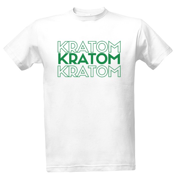 Tričko s potiskem Kratom Kratom Kratom