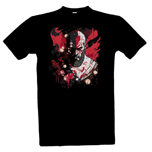 Tričko s potiskem Kratos