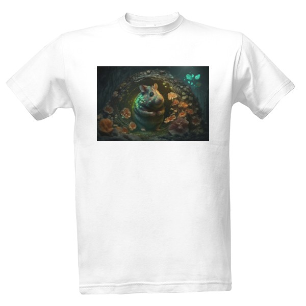 Tričko s potiskem Křeček