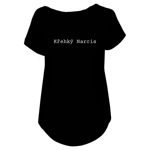 Tričko s potiskem Křehký Narcis dámské