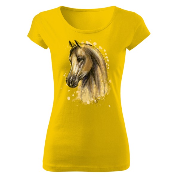 Tričko s potlačou Kresba koňa