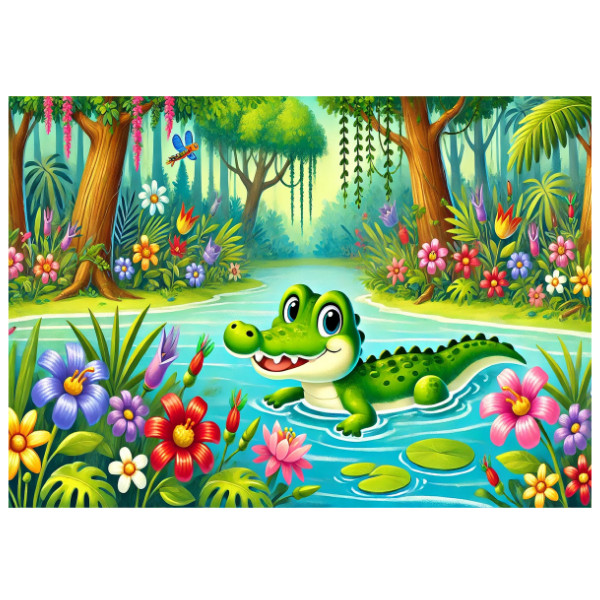 Krokodylko\'s fairy tale river