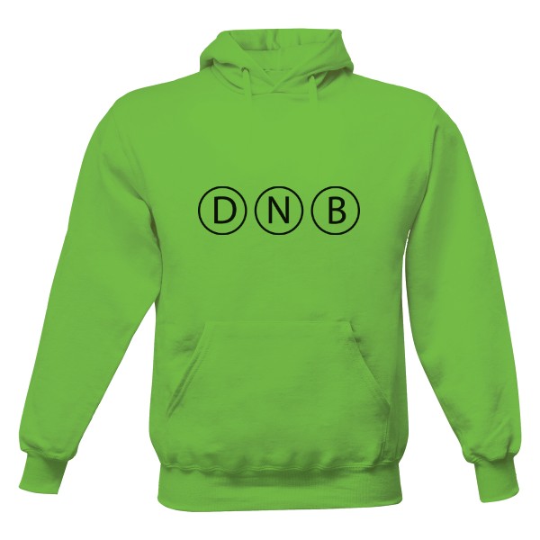 Men's hoodie s potiskem DNB