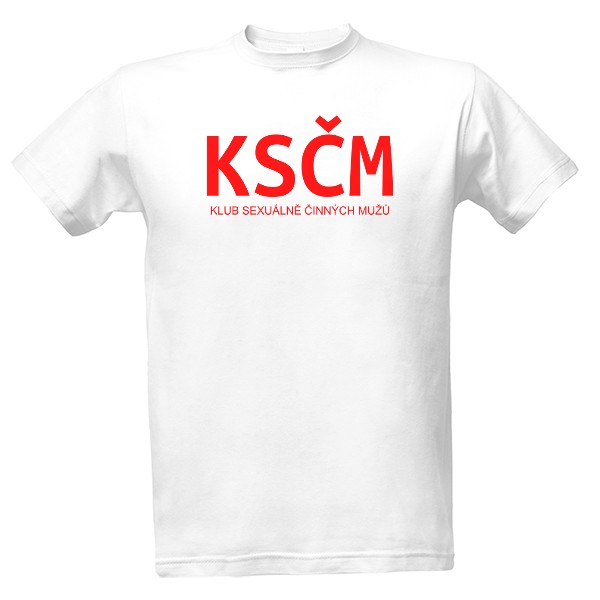 Tričko s potlačou KSČM