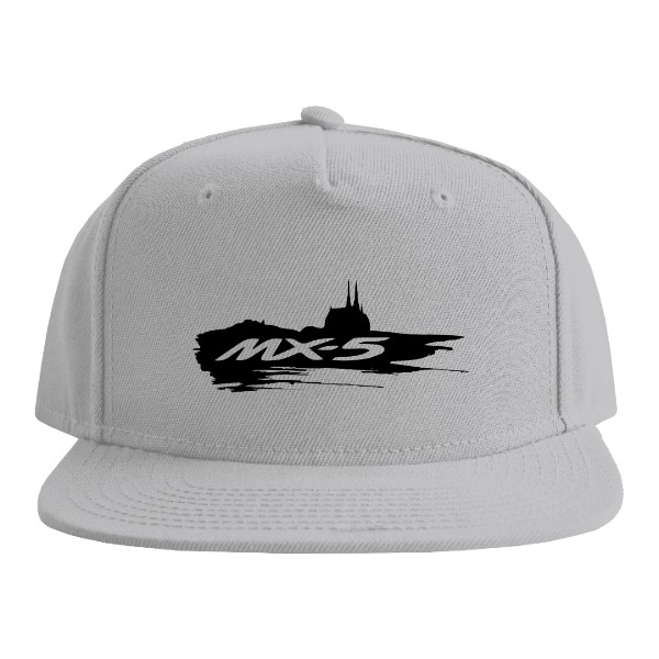 Kšiltovka Snapback s potiskem Kšiltovka Snapback - světle šedá