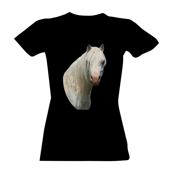 Tričko s potiskem Kůň bílý