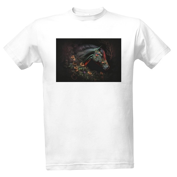 Tričko s potiskem Kůň