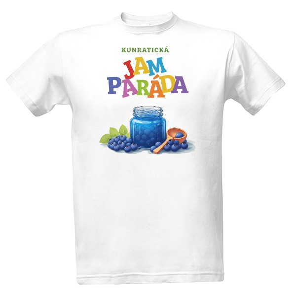 Tričko s potiskem Kunratická Jamparáda 2024 Retro Paint 33