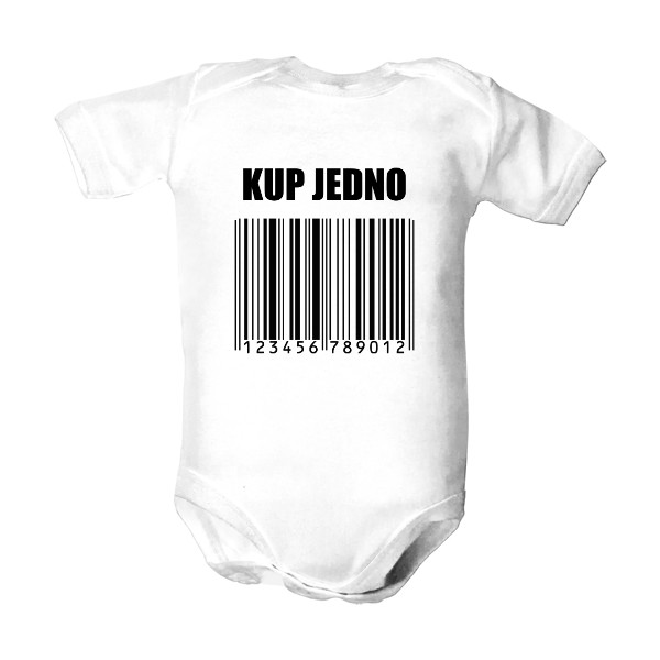 Dětské body  s potiskem Kup jedno 