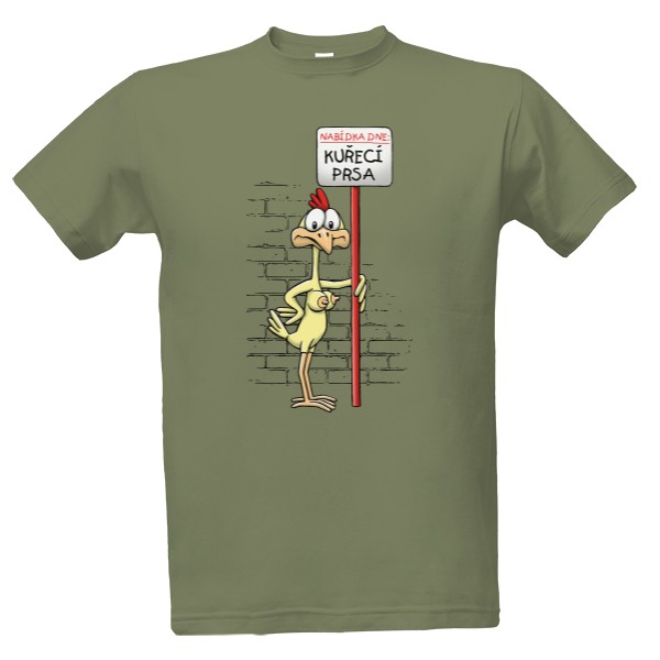 Tričko s potlačou Kuracie prsia