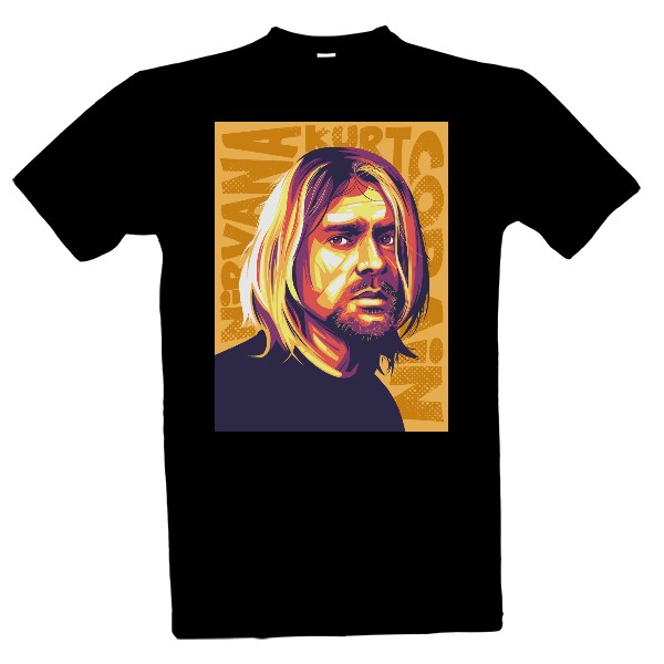 Tričko s potiskem Kurt Cobain - Nirvana