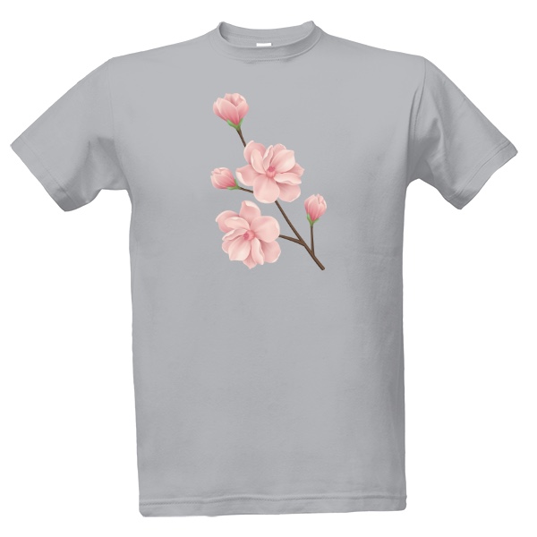 Tričko s potiskem Květina