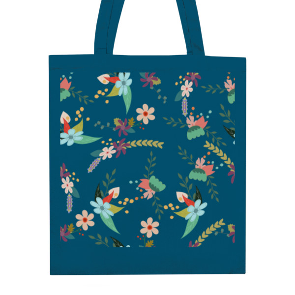 Nákupní taška unisex s potiskem Květinový vzor