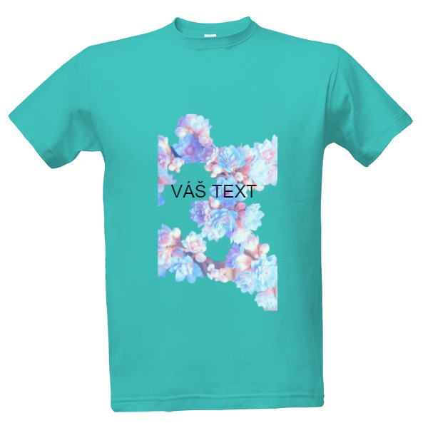 Tričko s potiskem Květované tričko 2