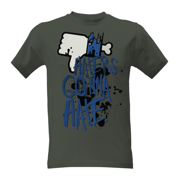 Tričko s potlačou Haters