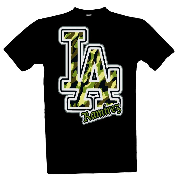 Tričko s potiskem LA Army Classic Ramirez hip hop