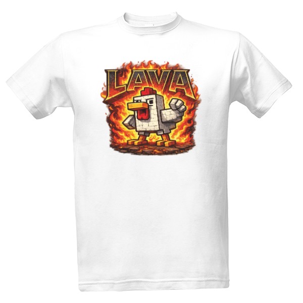 Tričko s potiskem Laava Chicken