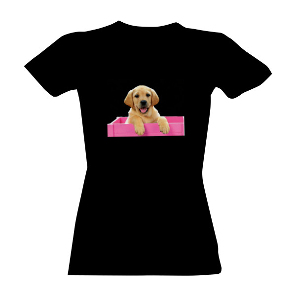 Tričko s potiskem Labrador štěně