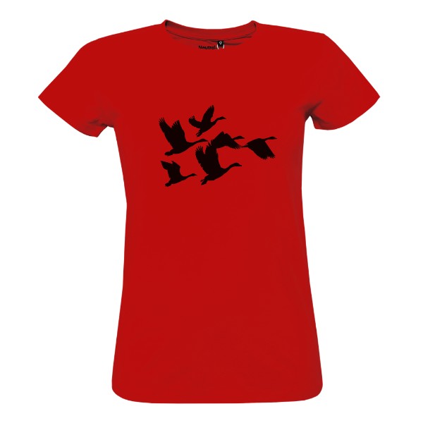 Tričko s potiskem Labutě