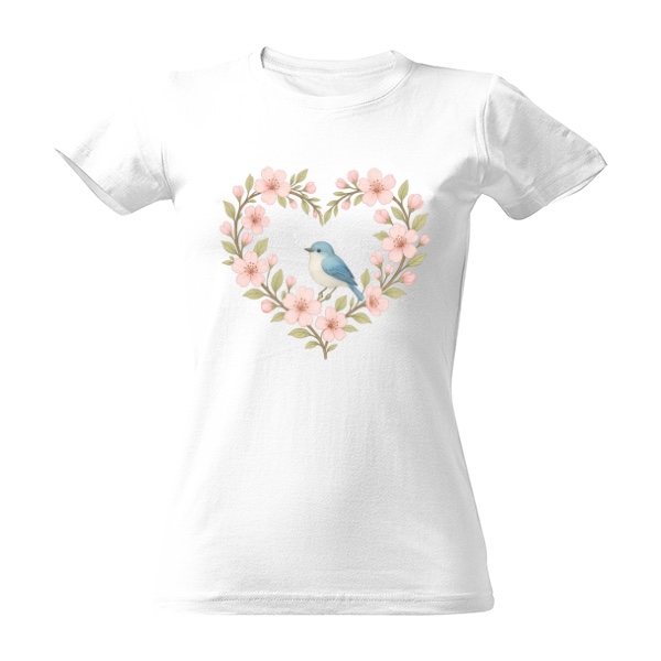 Tričko s potiskem Láska kvete