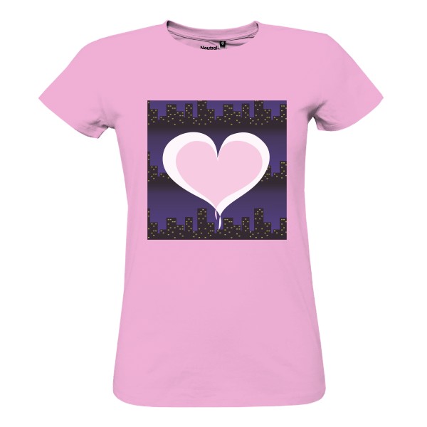 Tričko s potiskem Láska ve městě