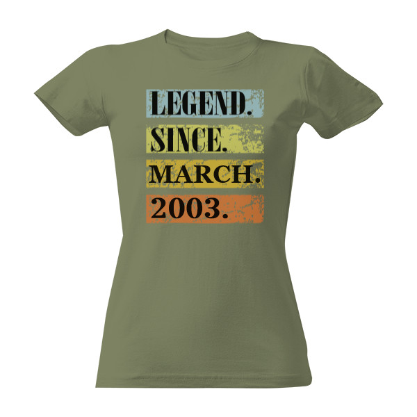 Tričko s potlačou Legend since