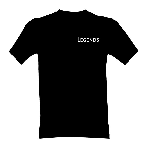 Tričko s potiskem Legendy neumiraji