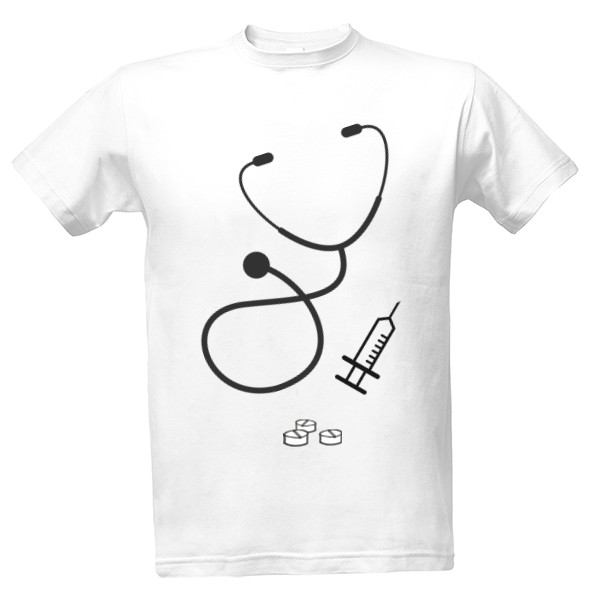 Tričko s potiskem Lékařské tričko