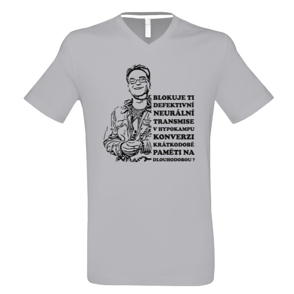 Tričko s potiskem Leonardovova otázečka