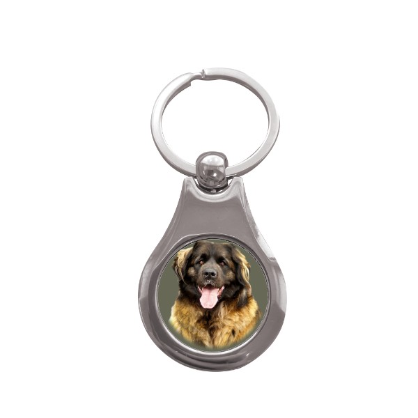 Keyring drop s potiskem Leonberger