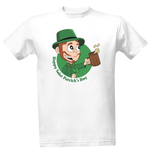 Tričko s potiskem Leprechaun