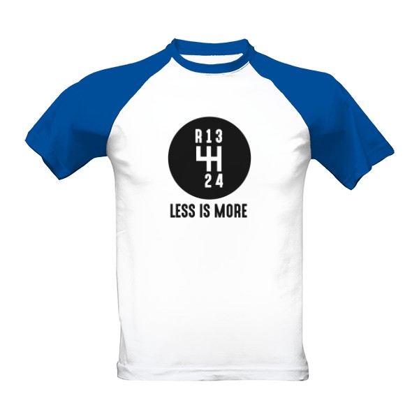 Tričko s potiskem Less is more