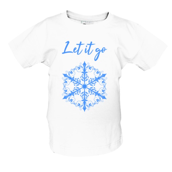 Tričko s potiskem Let it go