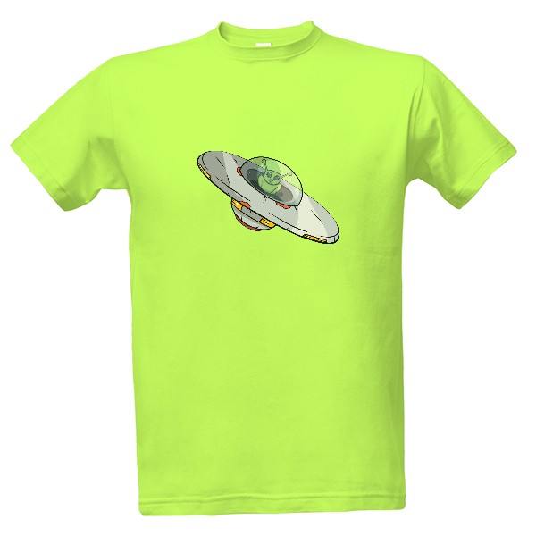Tričko s potiskem Létající talíř