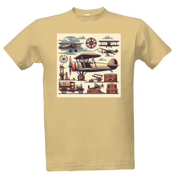 Tričko s potiskem Letov vintage 2