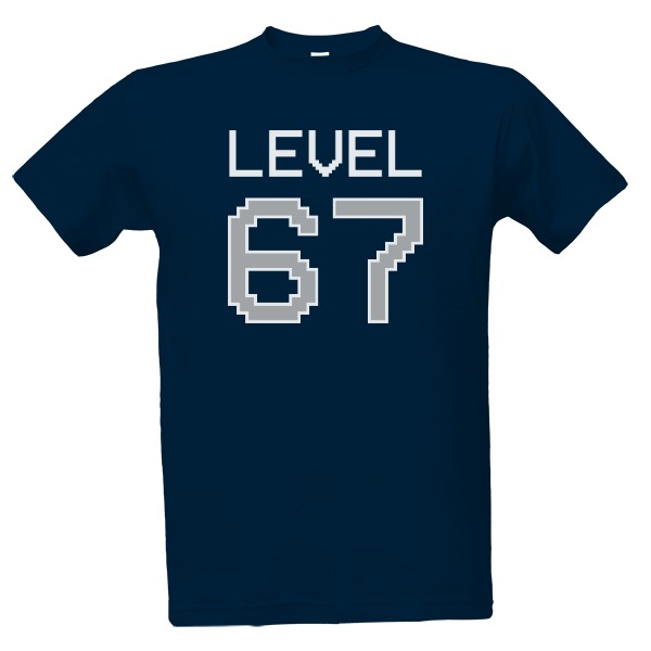 Tričko s potiskem Level 67 - six seven
