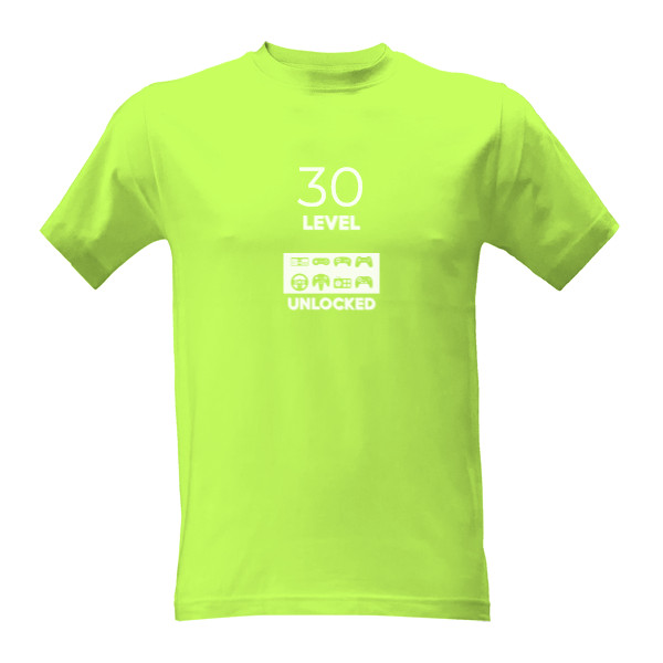 Tričko s potlačou Level unlocked