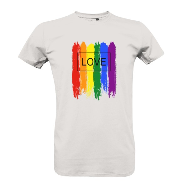 Tričko s potlačou LGBT love