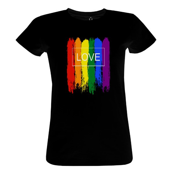 Tričko s potiskem LGBT love