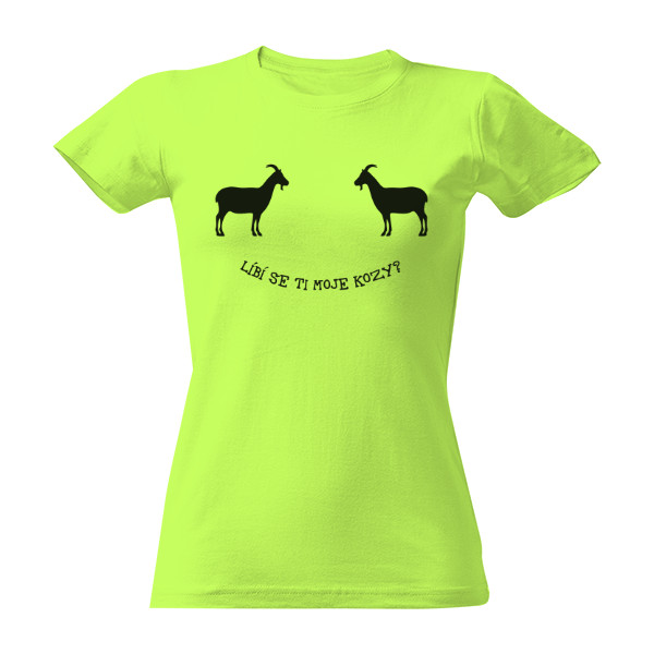 Tričko s potiskem Líbí se ti kozy?