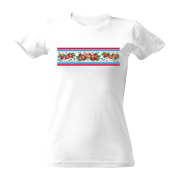 Tričko s potiskem Lidový motiv