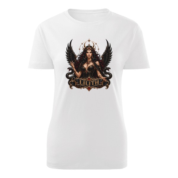 Tričko s potiskem Lilith – Zrozená svobodná