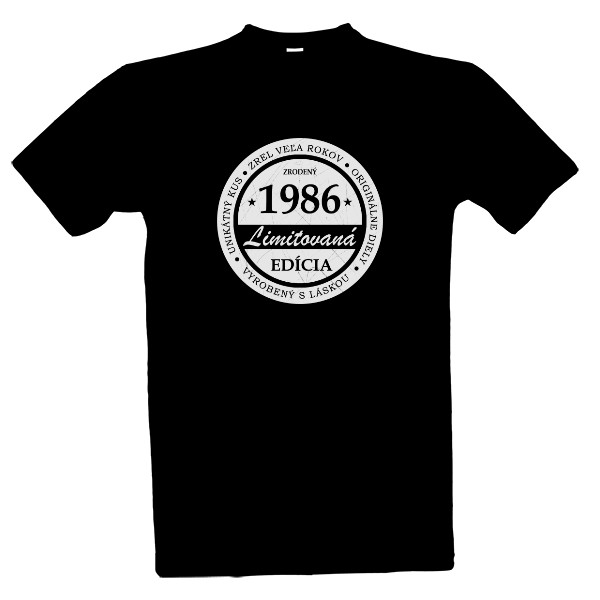 Tričko s potlačou Limitovaná edícia 1986