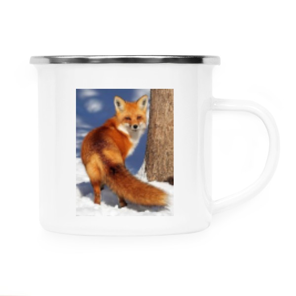 Tin mug - stainless hem s potiskem Nový produkt