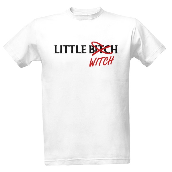 Tričko s potiskem Little B-Witch